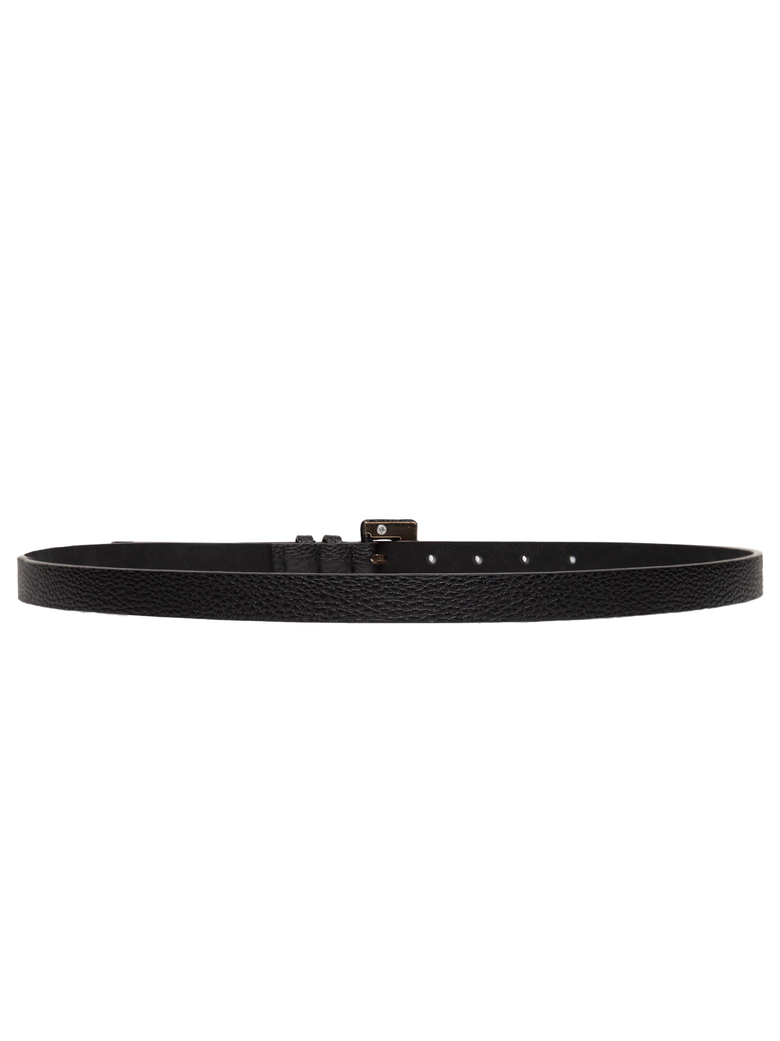 Cinto Feminino Fino Fivela Encapada Preto Basiq