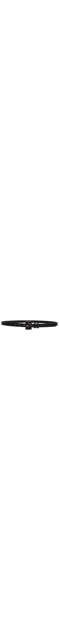 Cinto Feminino Fino Fivela Encapada - Preto