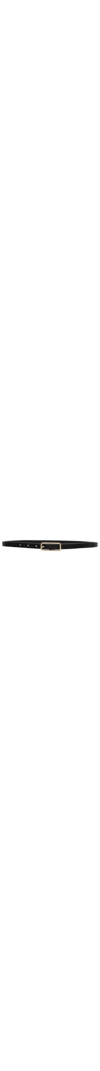 Cinto Feminino Fino Fivela Quadrada - Preto