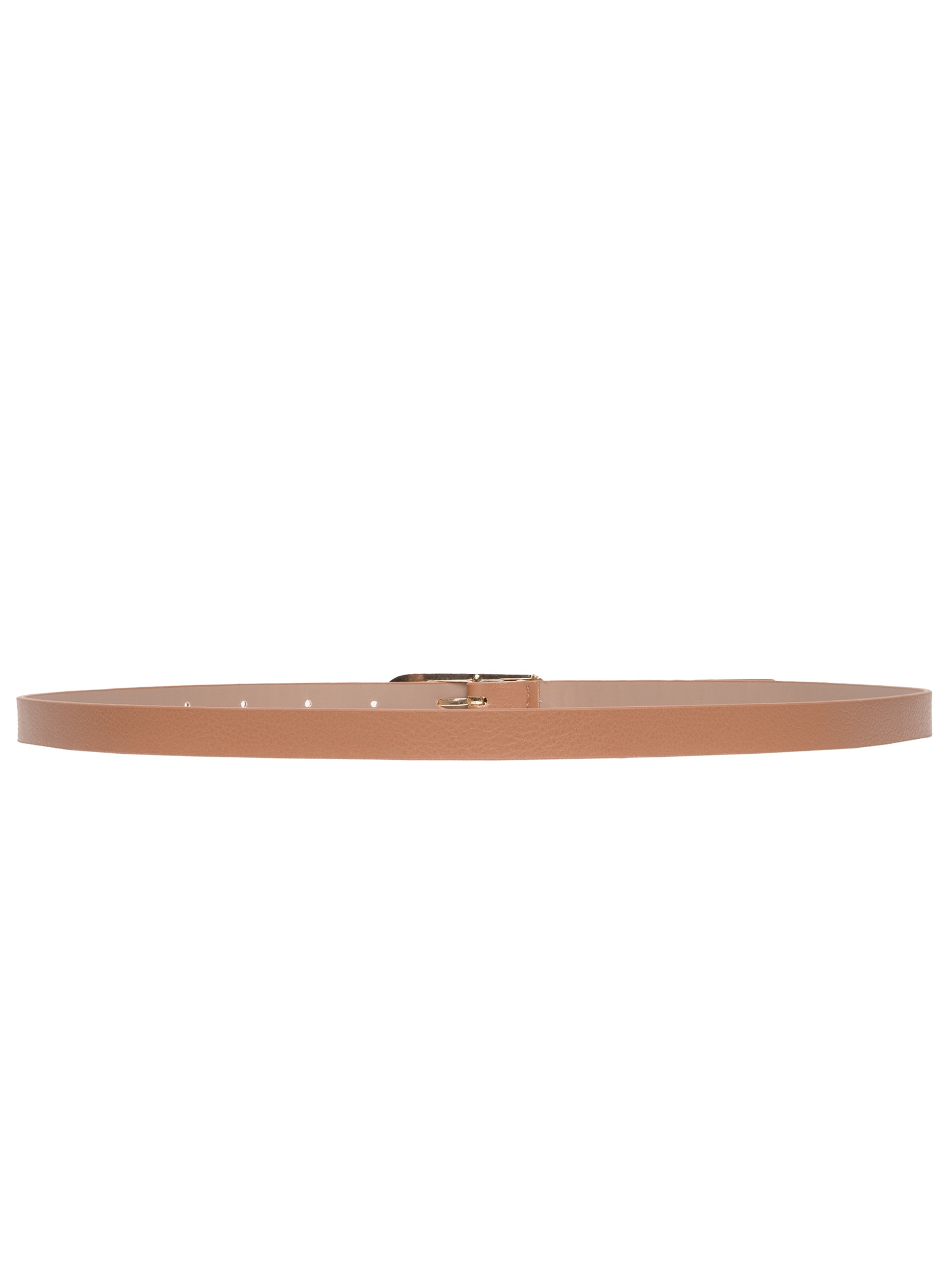 Cinto Feminino Fivela Metálica Alongada Marrom Basiq