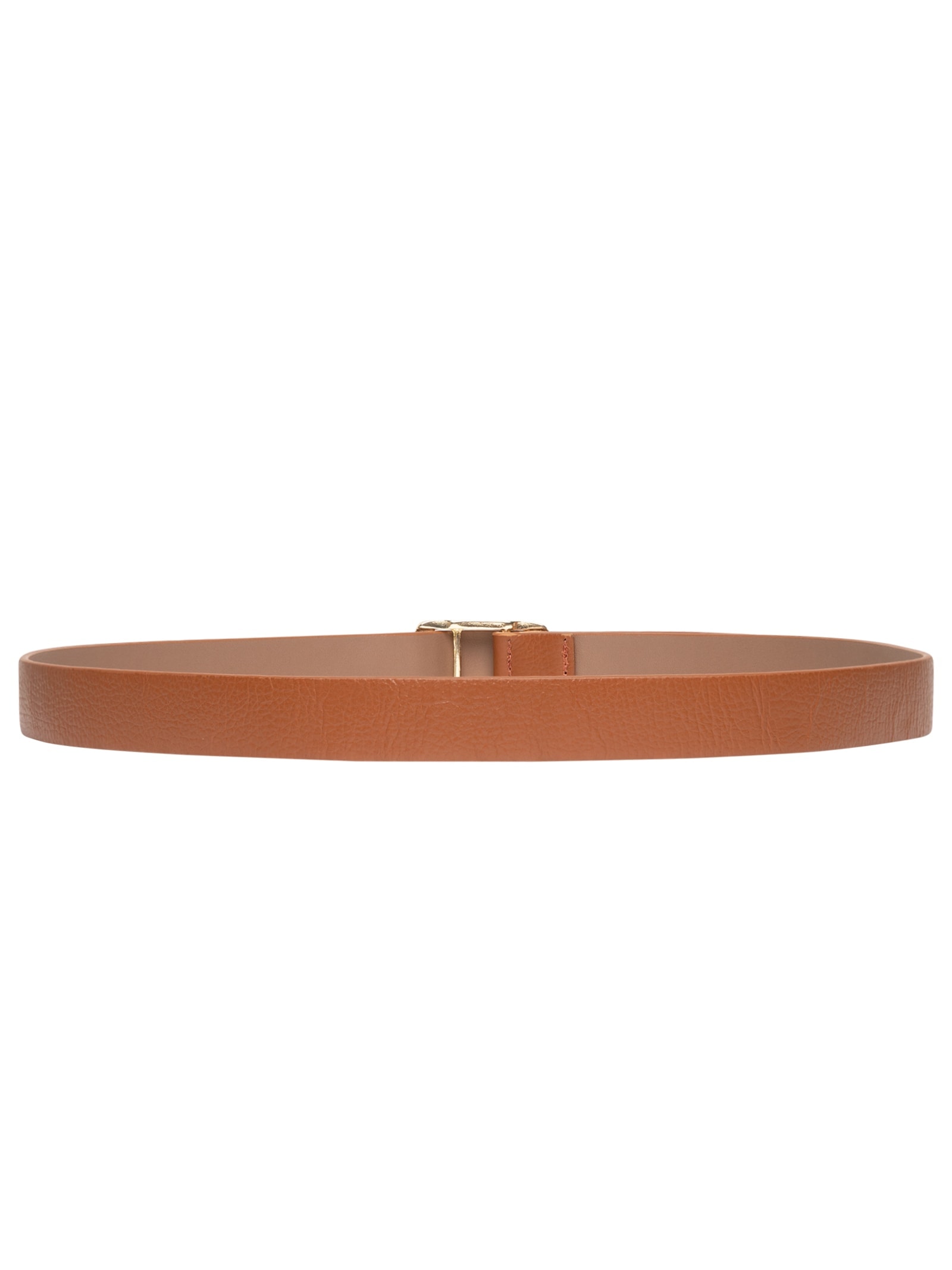 Cinto Feminino Fivela Metálica Marrom Basiq