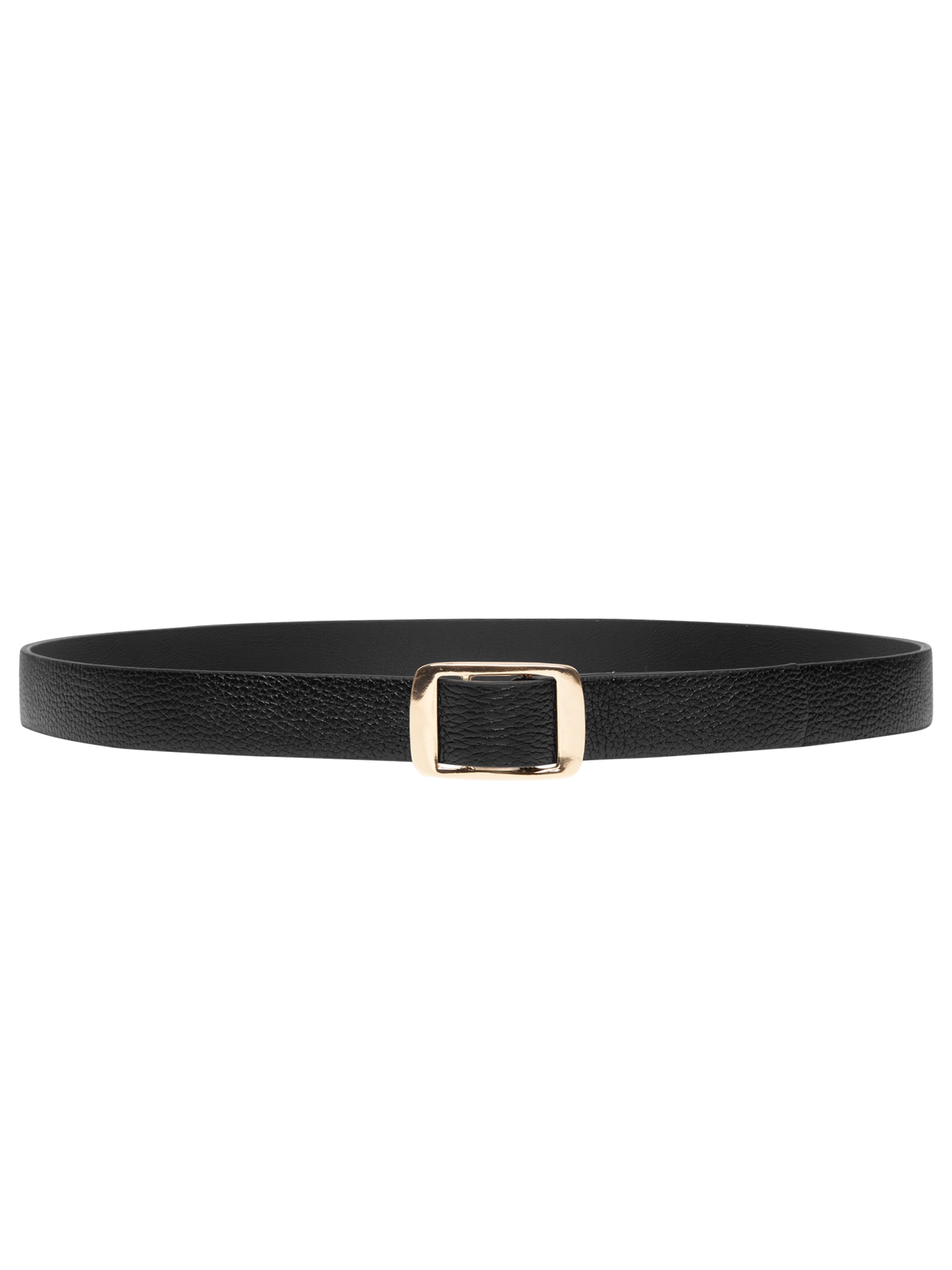 Cinto Feminino Fivela Metálica Preto Basiq