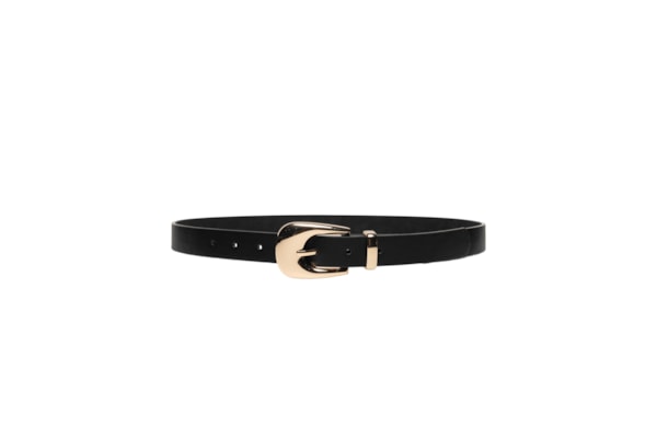 Cinto Feminino Fivela Orgânica - Preto