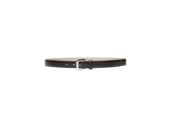 Cinto Feminino Fivela Quadrada Em Couro - Preto