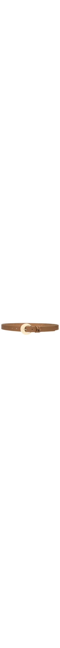 Cinto Feminino Fivela Redonda - Bege