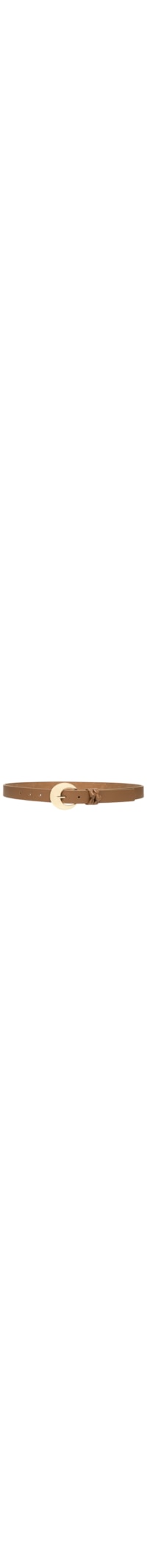 Cinto Feminino Fivela Redonda - Bege