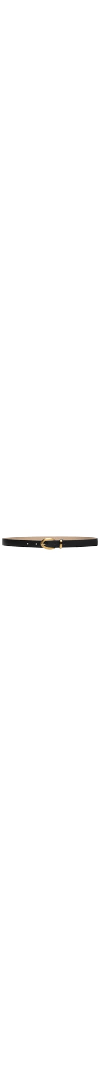 Cinto Feminino Fivela Redonda Em Couro - Marrom