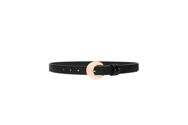 Cinto Feminino Fivela Redonda - Preto