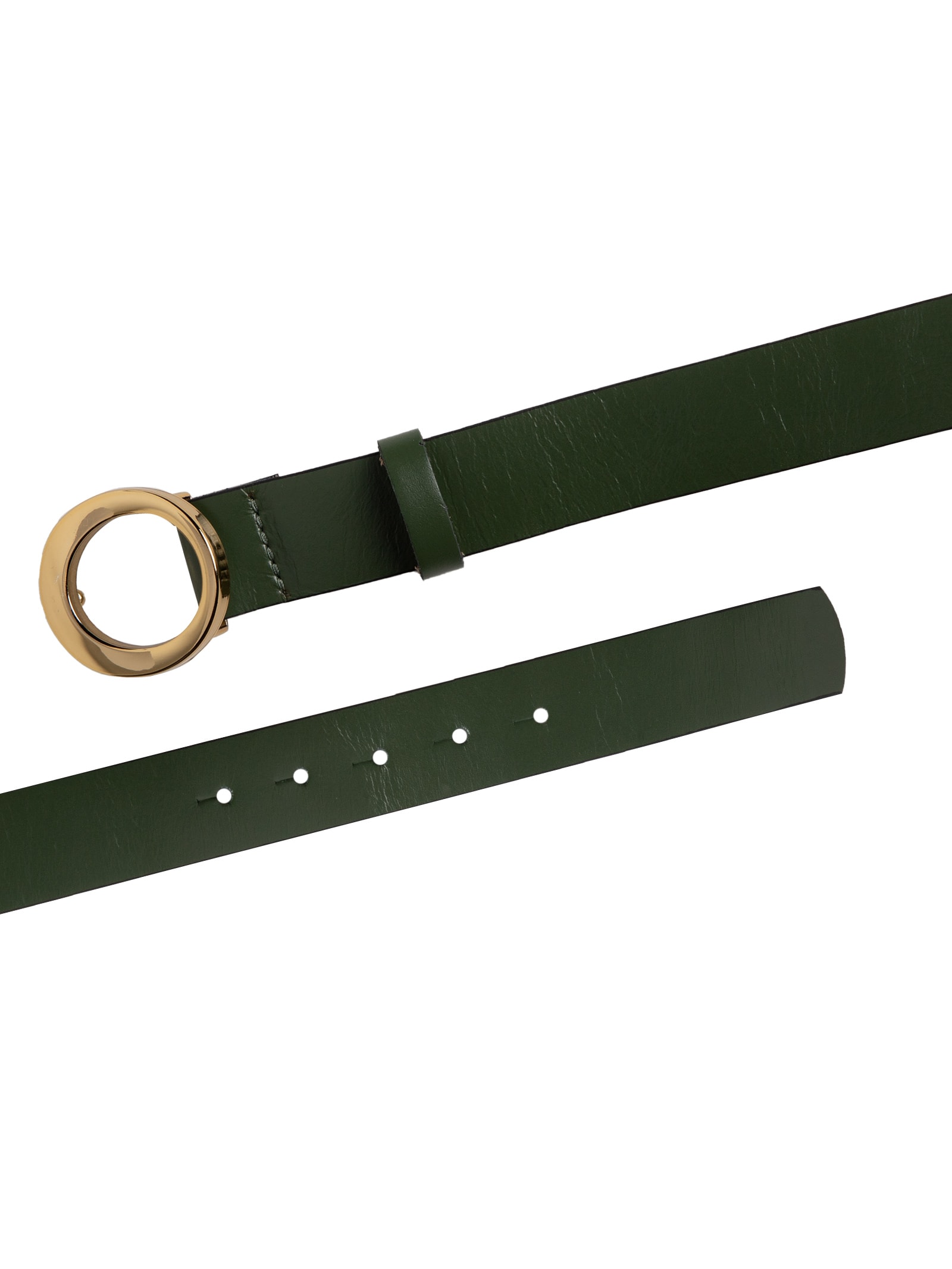 Cinto Feminino Fivela Redonda Verde '2Essential