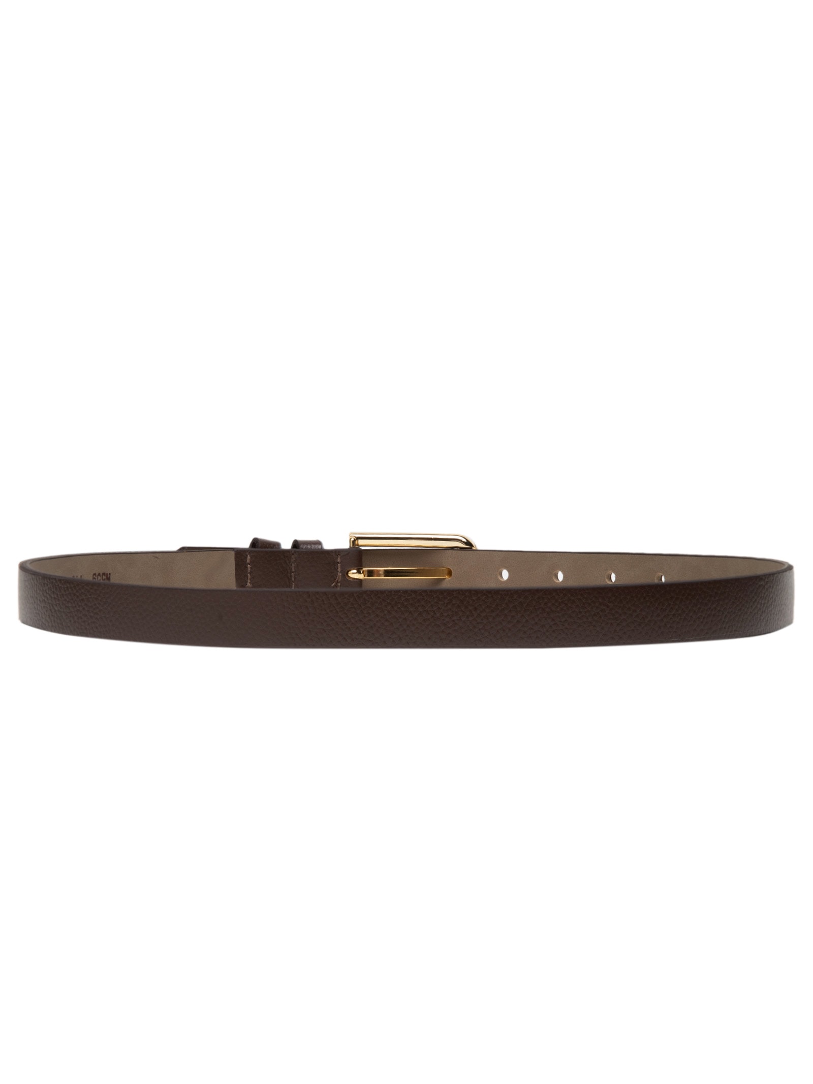 Cinto Feminino Fivela Retangular Em Couro Marrom '2Essential