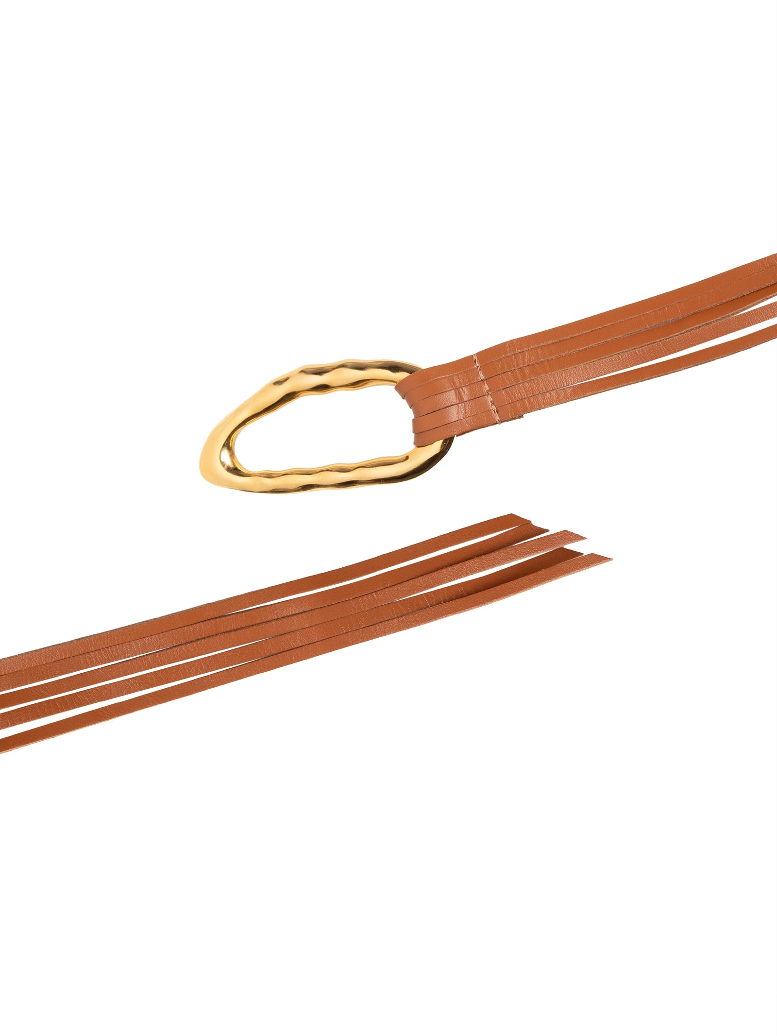 Cinto Feminino Franjas Marrom Dress To