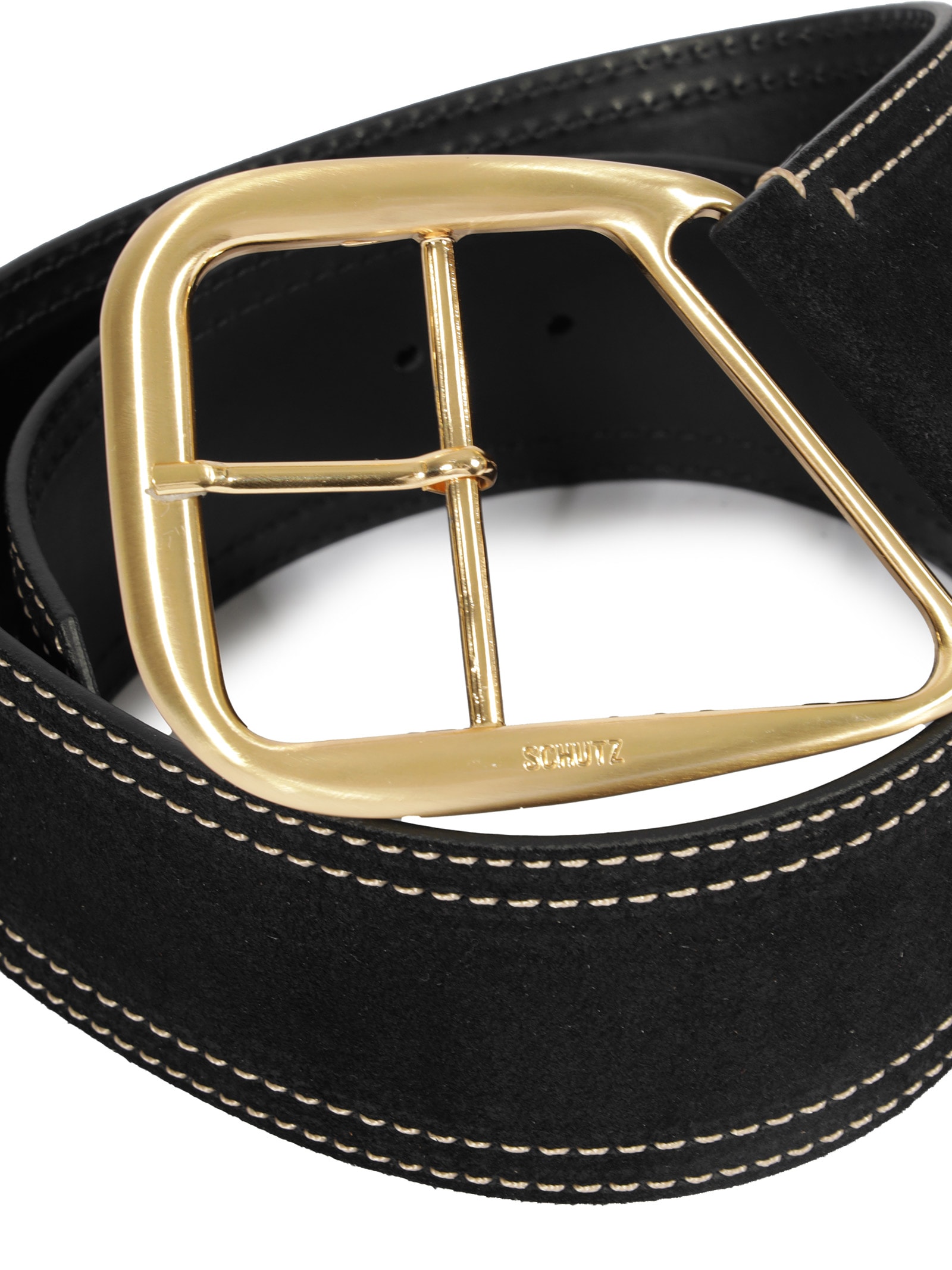 Cinto Feminino Jaipur Camurça Preto Schutz