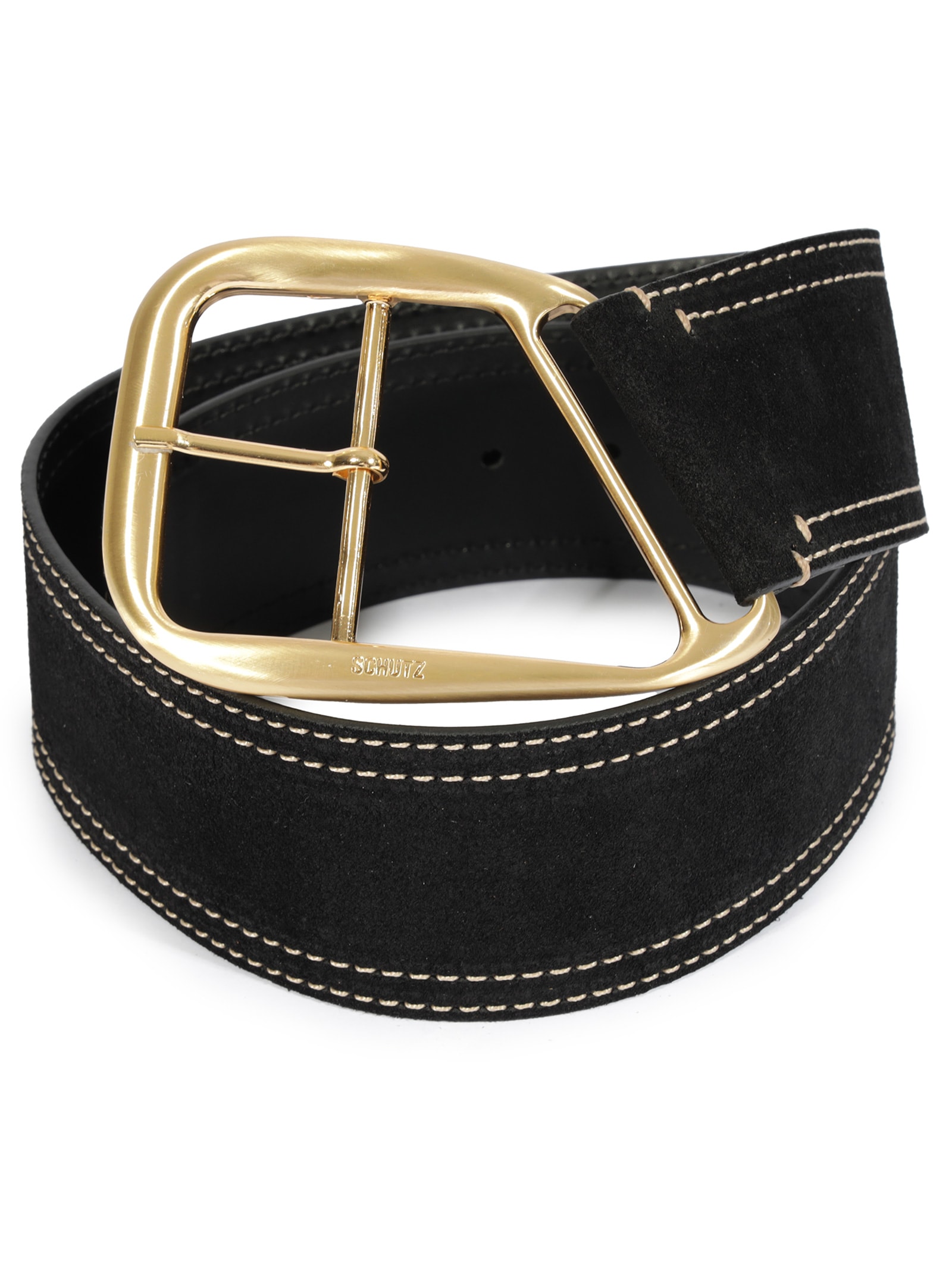 Cinto Feminino Jaipur Camurça Preto Schutz