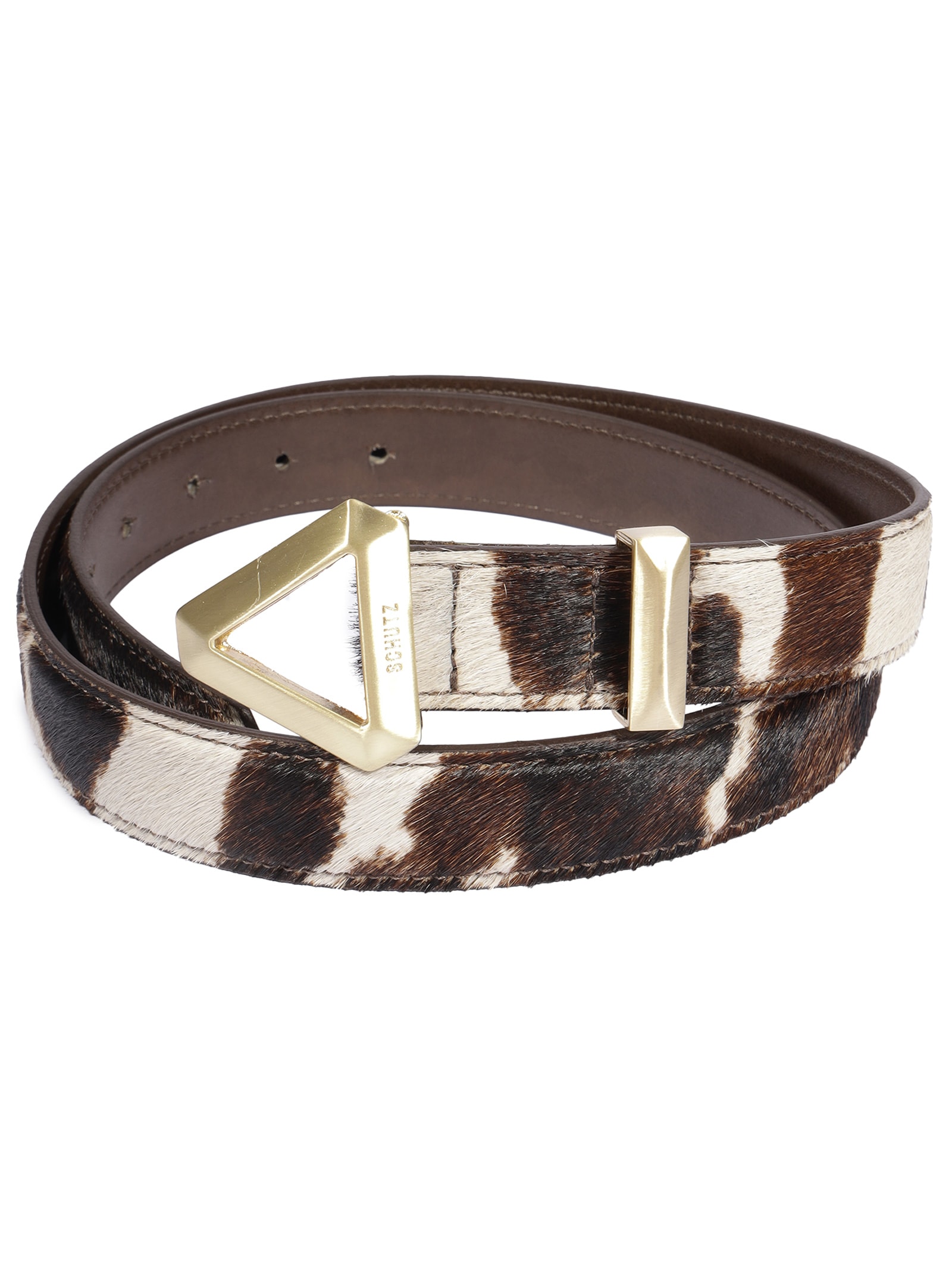 Cinto Feminino Médio Animal Print Schutz