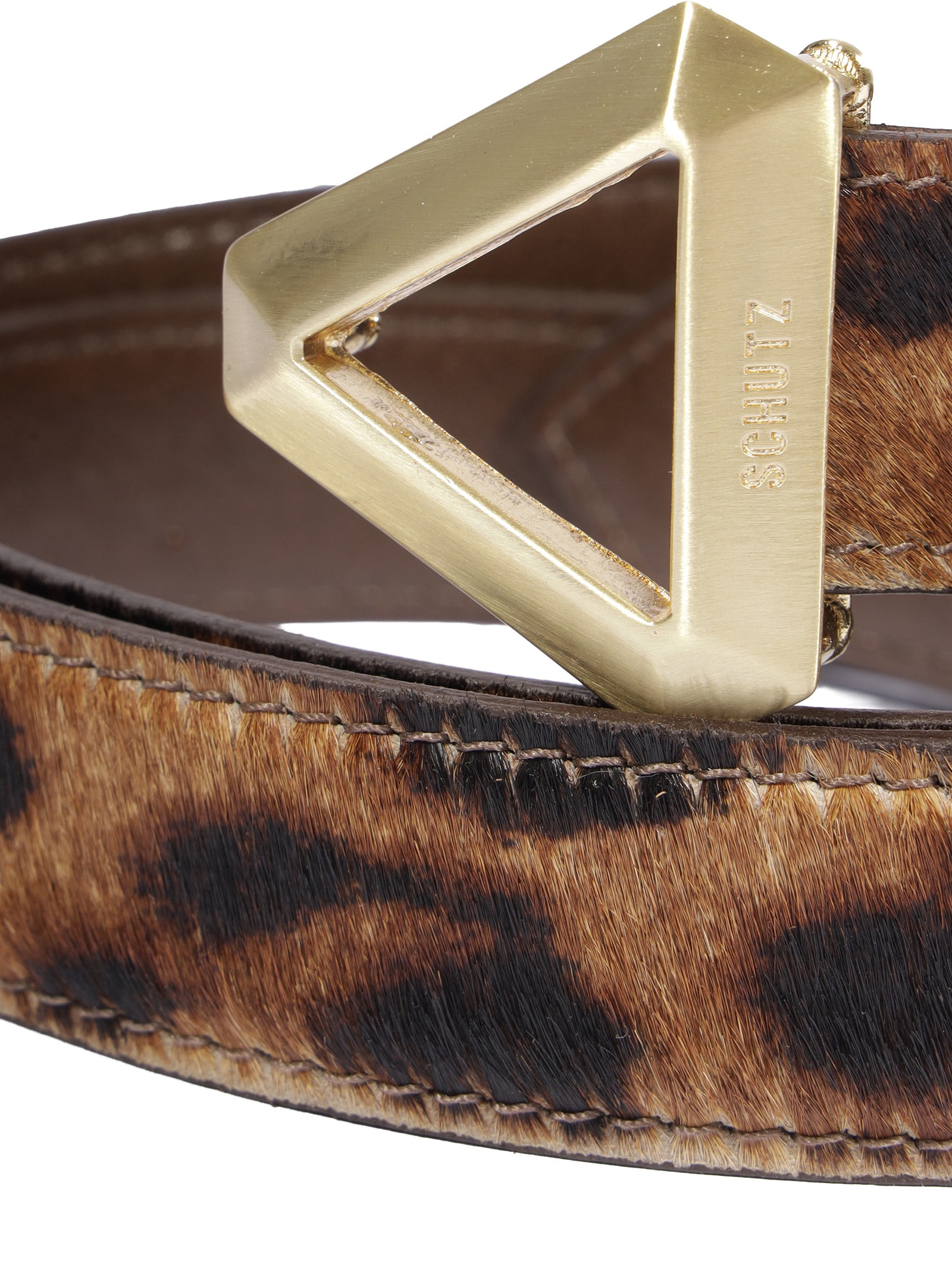 Cinto Feminino Médio Animal Print Schutz