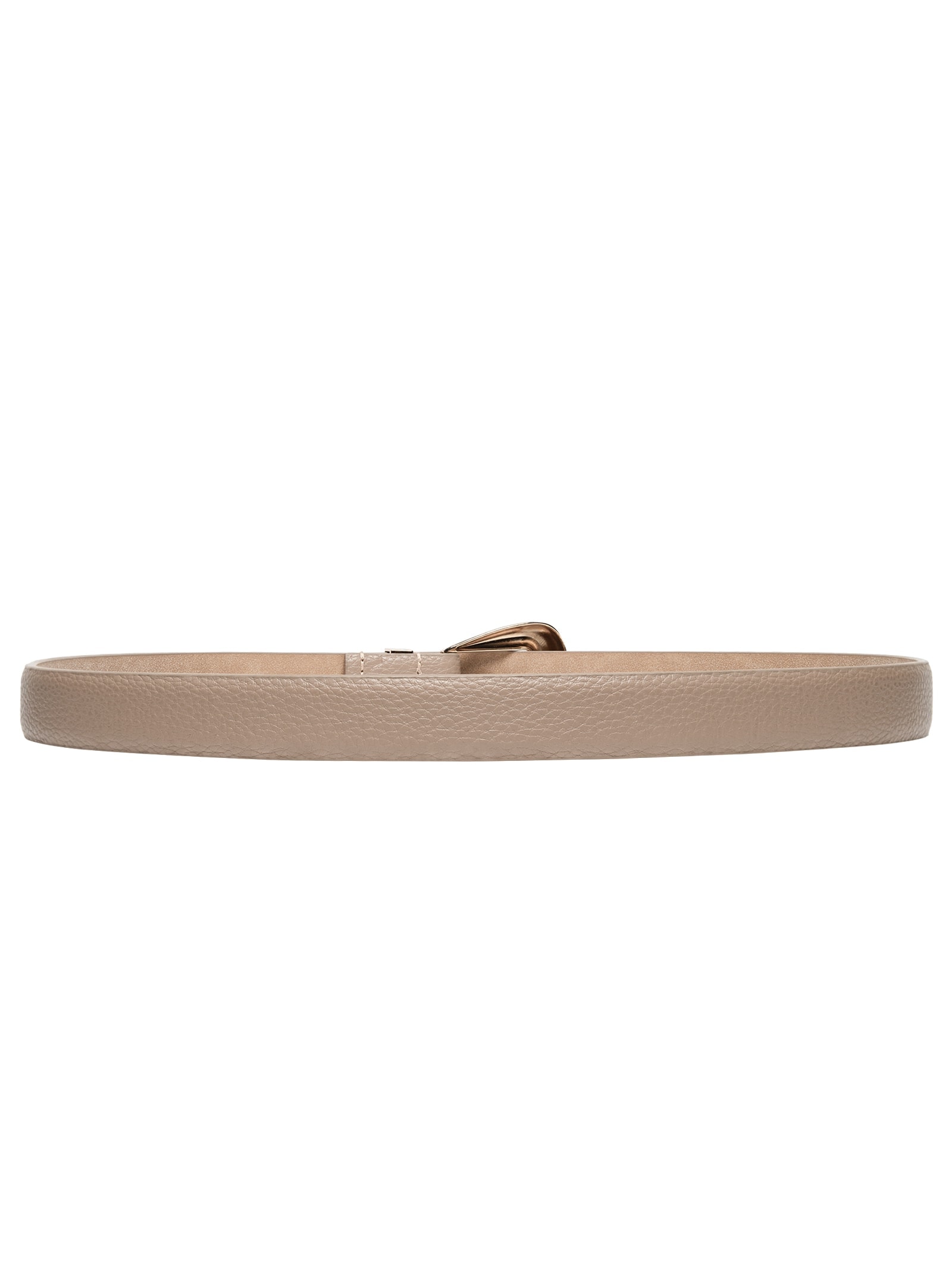 Cinto Feminino Médio Com Fivela Quadrada Bege Basiq