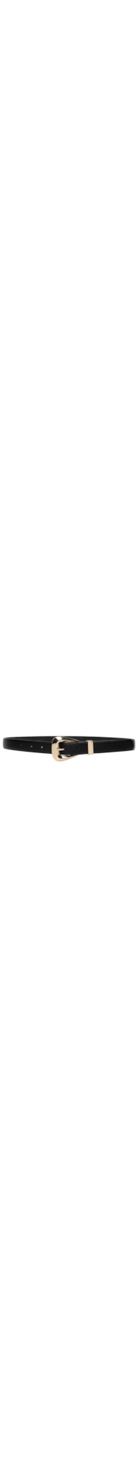 Cinto Feminino Médio Com Fivela Quadrada - Preto