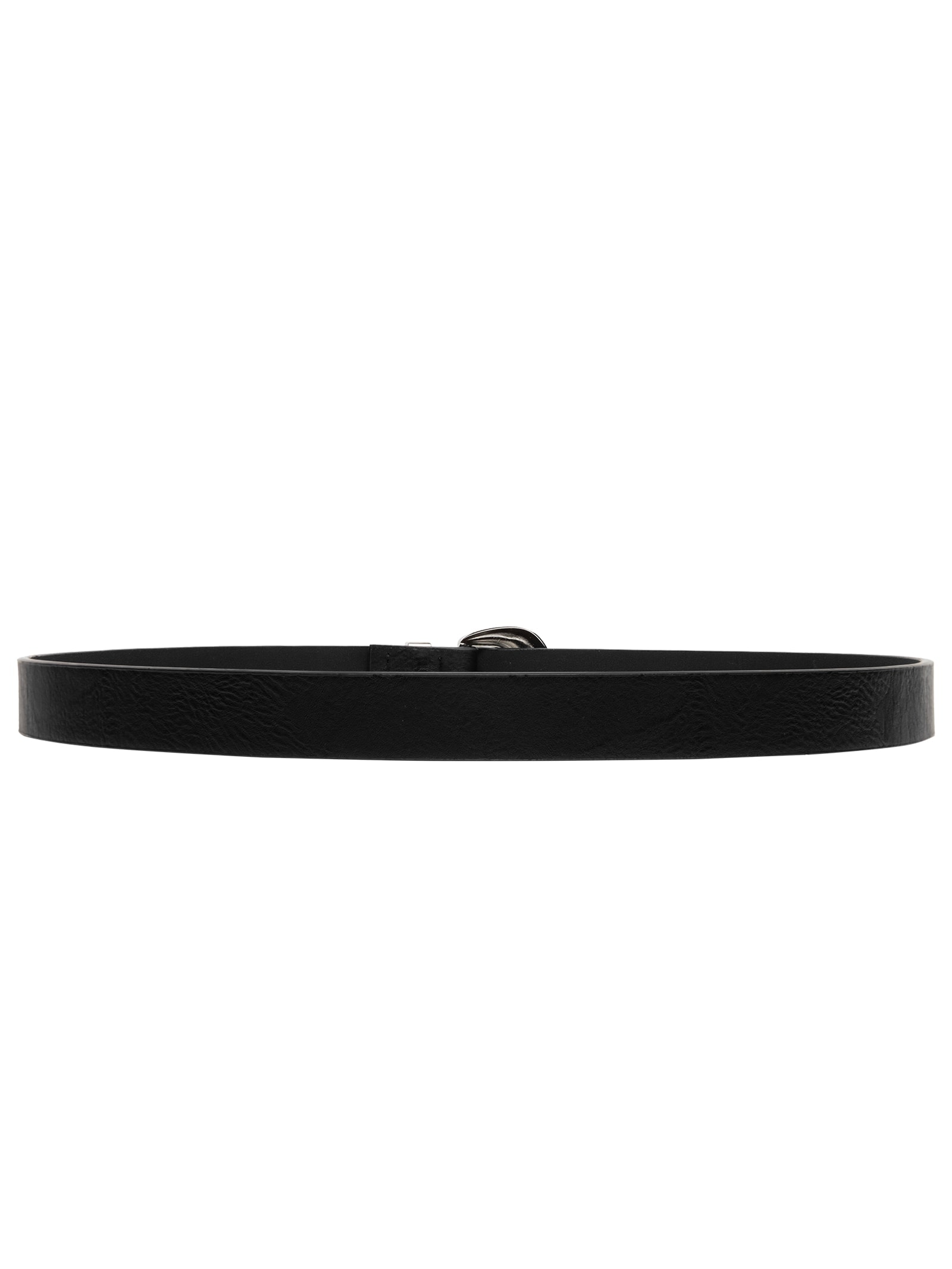 Cinto Feminino Médio Com Fivela Redonda Preto Basiq