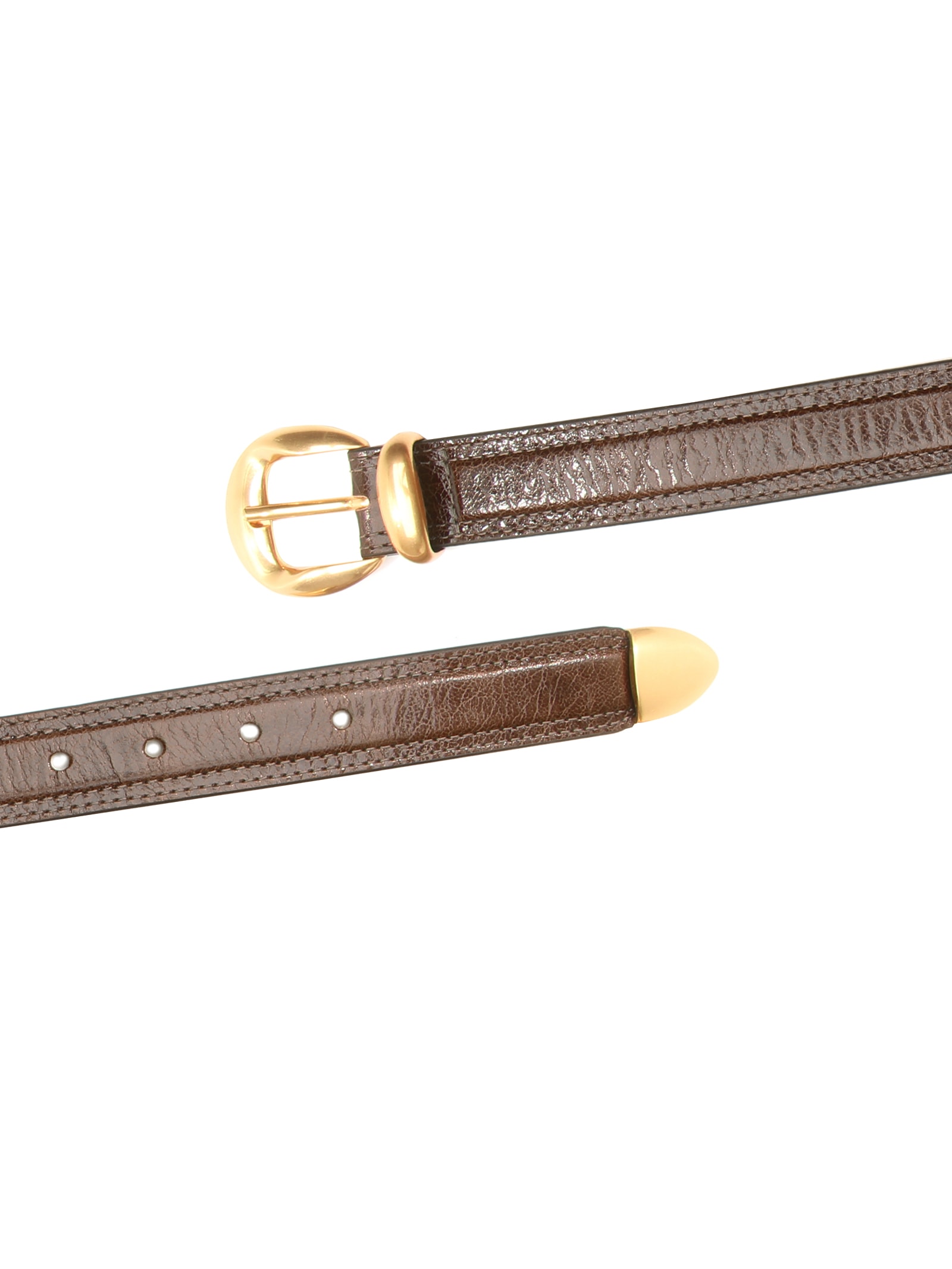 Cinto Feminino Médio Craked Marrom Vicenza