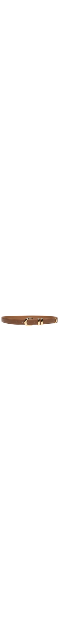 Cinto Feminino Médio Vegetal Ouro - Marrom