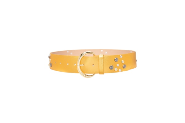 Cinto Feminino Metal Leather - Dourado