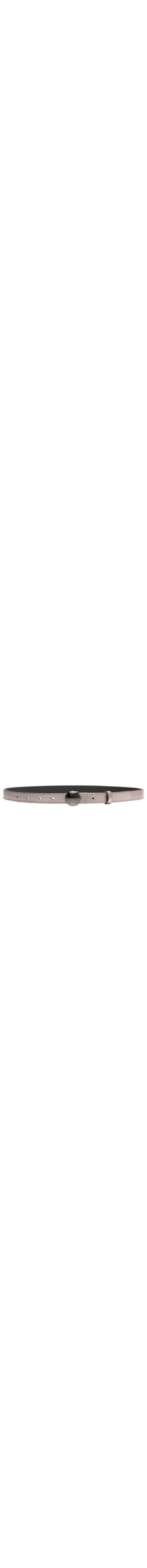 Cinto Feminino Metal Leather - Prata
