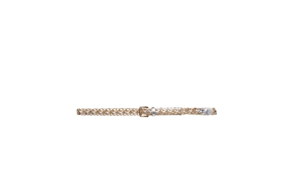 Cinto Feminino Metal Leather - Prateado