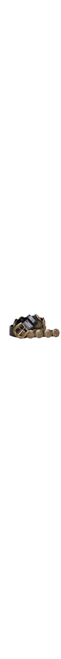 Cinto Feminino Moedas - Preto