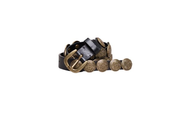 Cinto Feminino Moedas - Preto