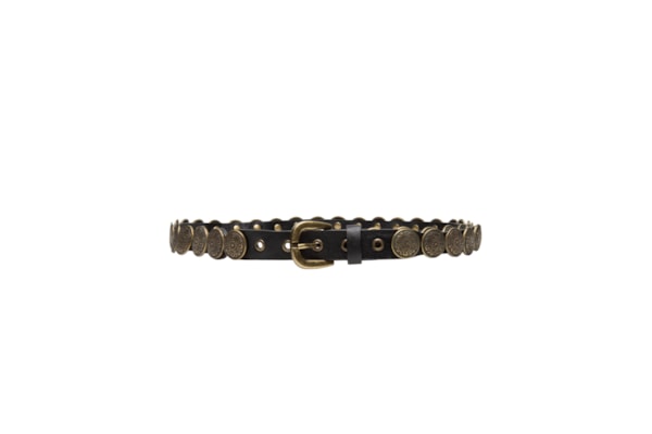 Cinto Feminino Moedas - Preto