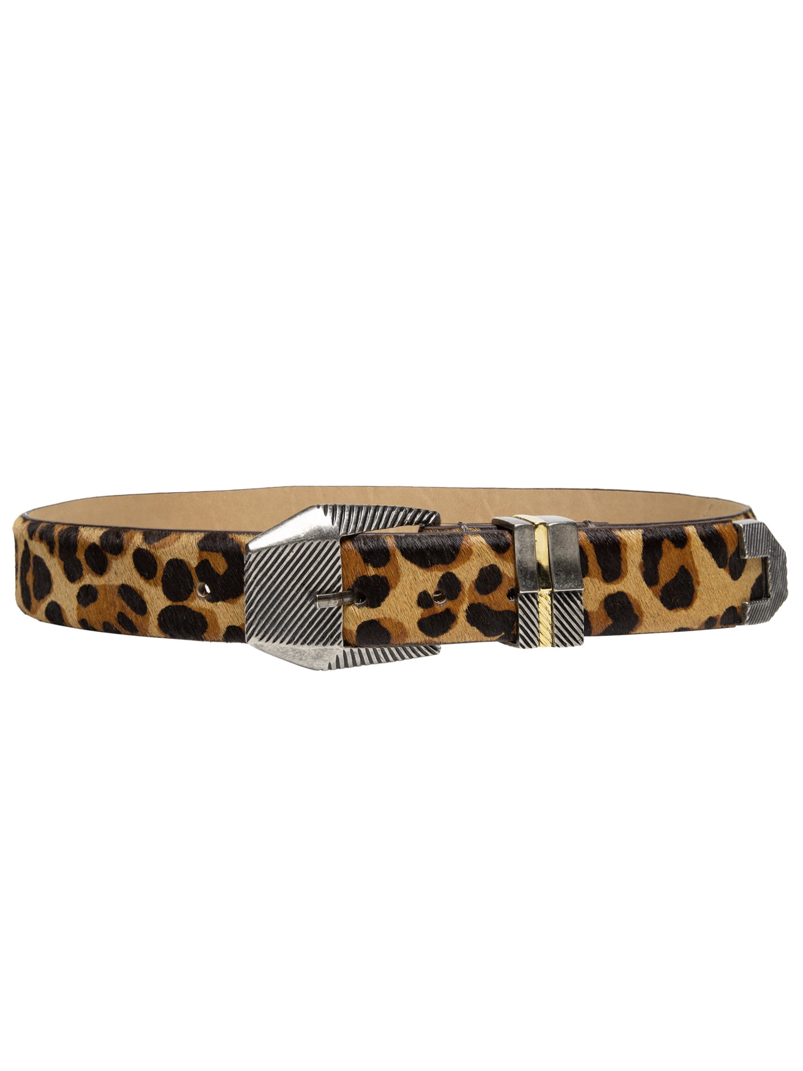 Cinto Feminino Onça Marrom Animale Jeans