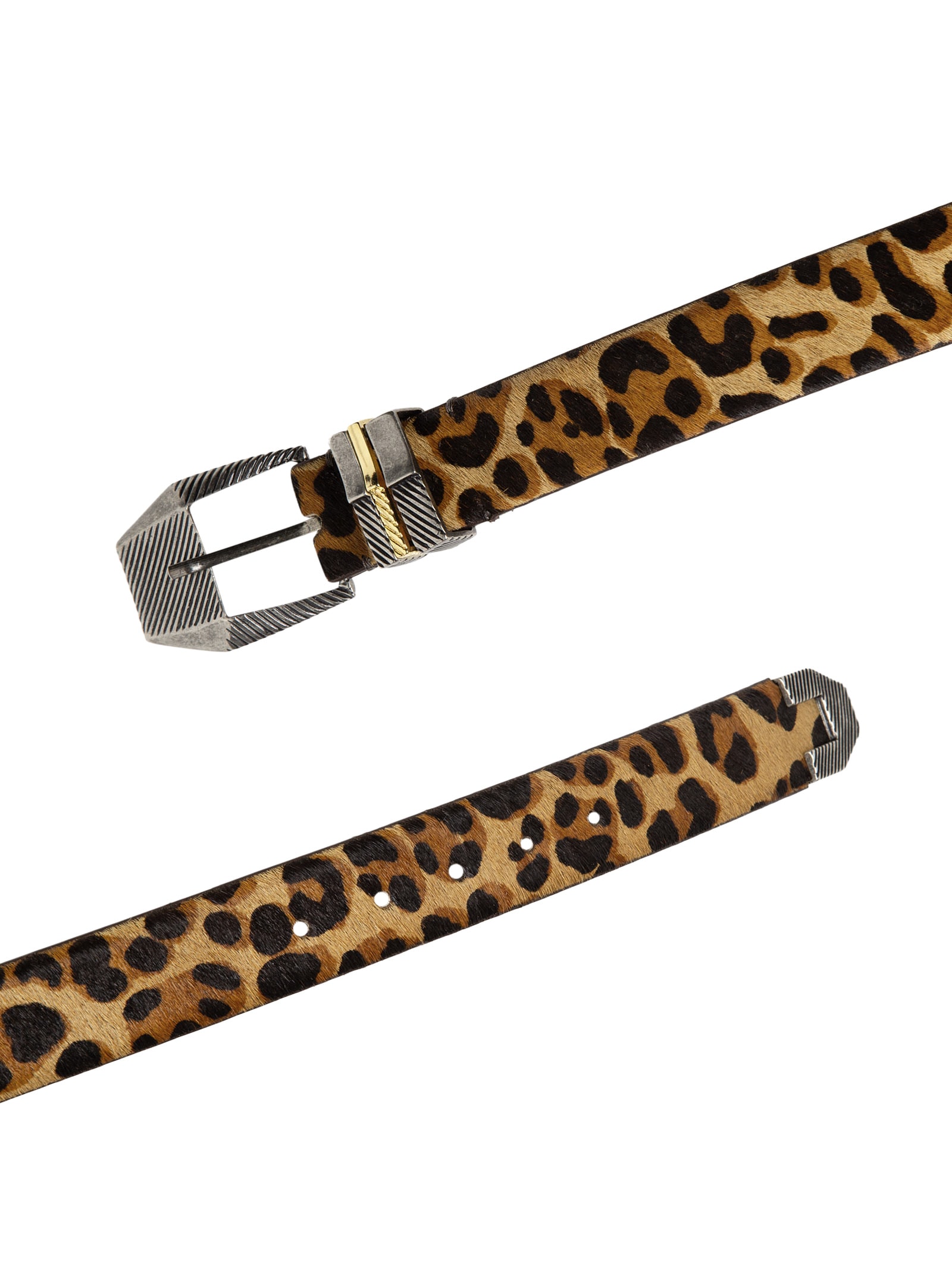 Cinto Feminino Onça Marrom Animale Jeans