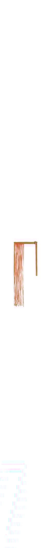 Cinto Feminino Saia Com Franjas - Marrom