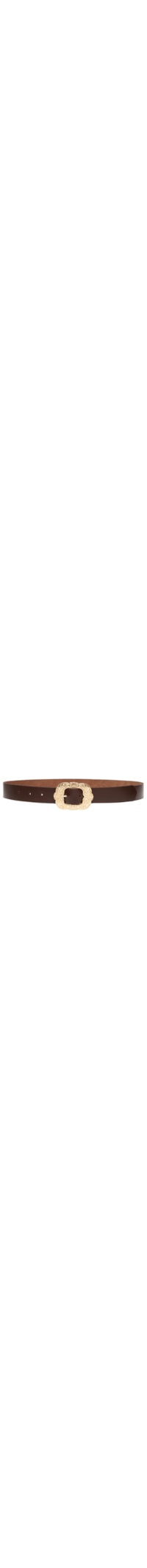 Cinto Feminino Soleta Cafe Enfeites Ouro - Marrom
