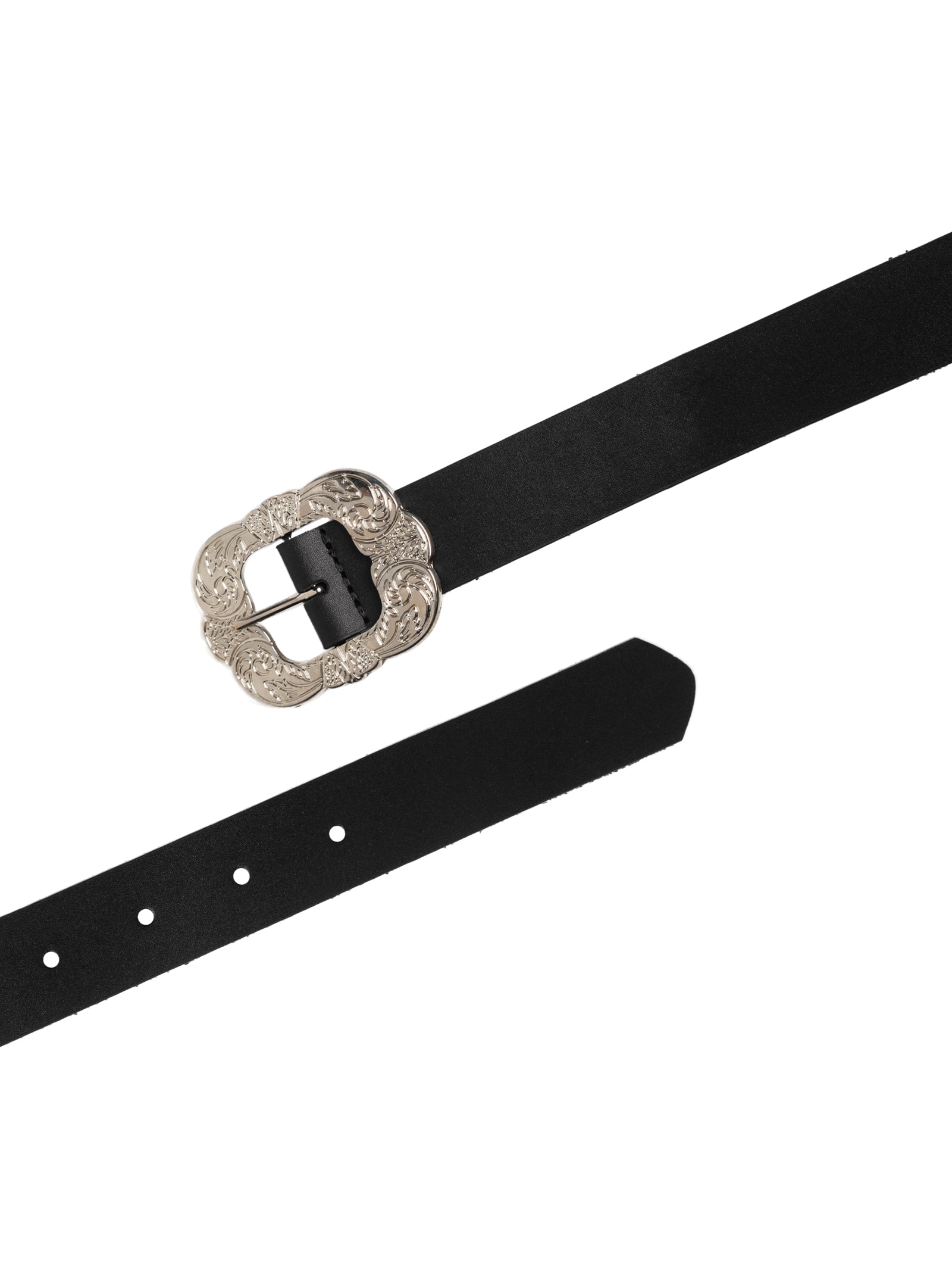 Cinto Feminino Soleta Enfeites Niquel Preto Luiza Barcelos