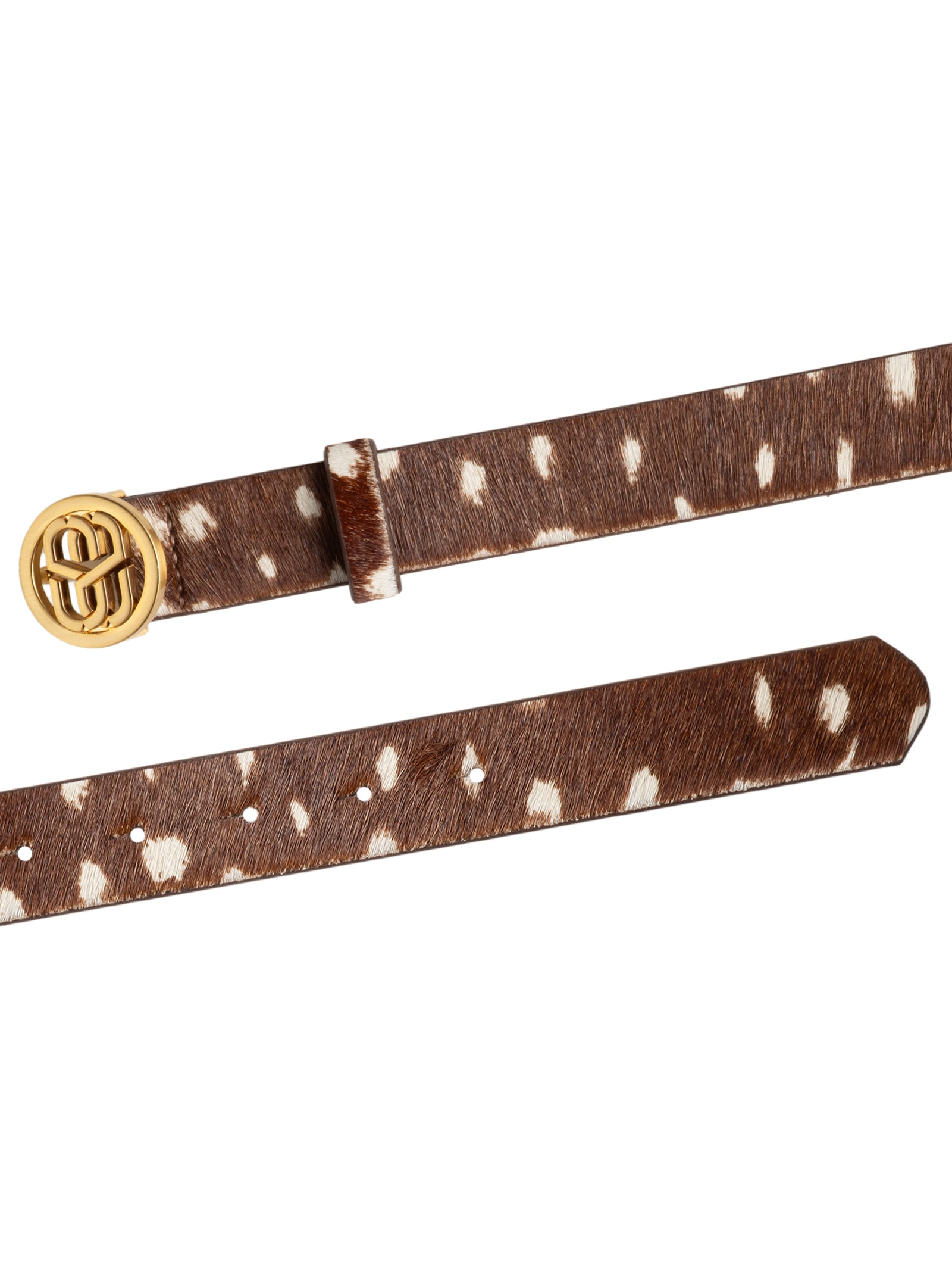 Cinto Feminino SS Couro Animal Print Schutz