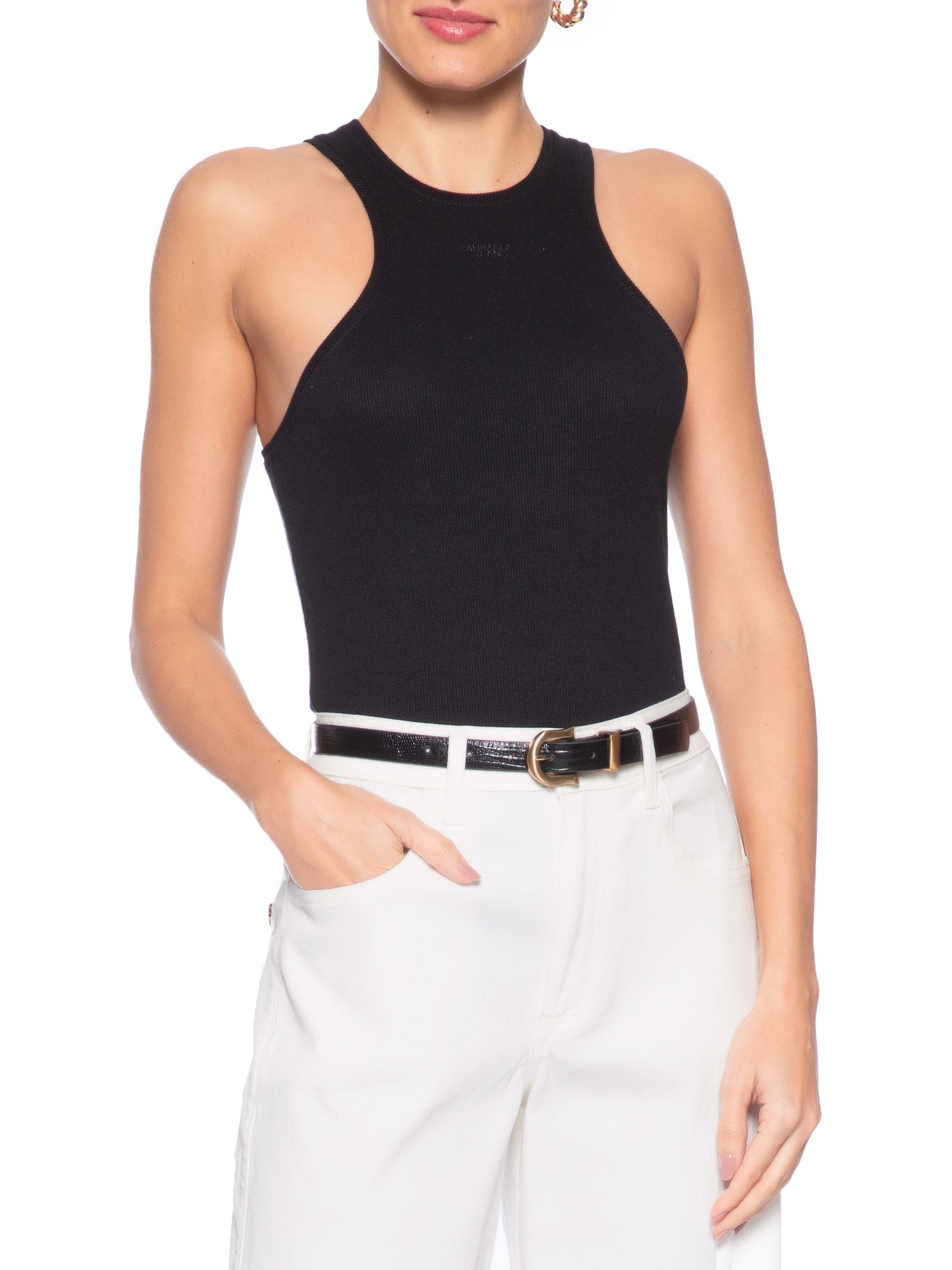 Cinto Feminino Texturizado Em Couro Marrom Market 33