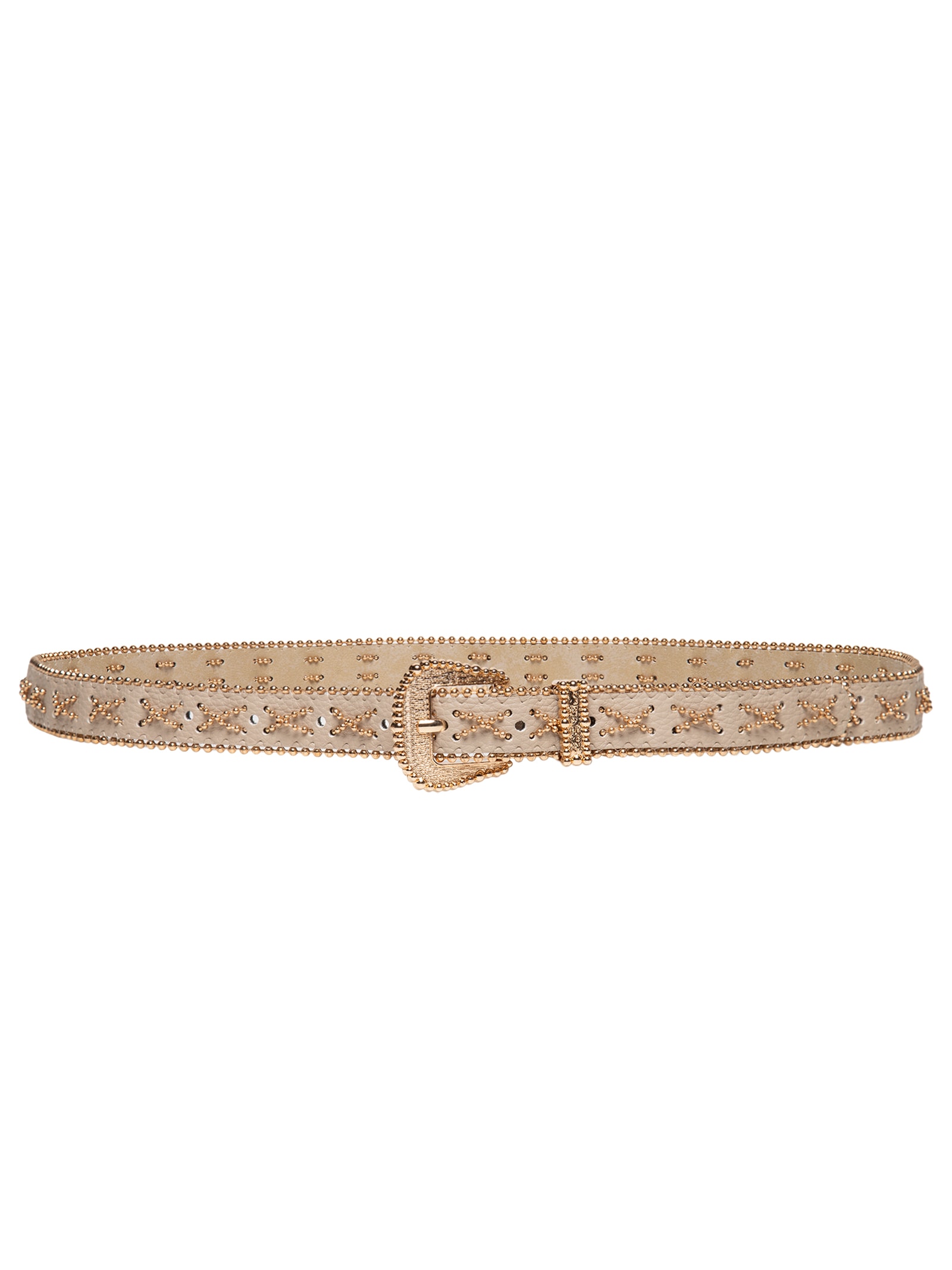 Cinto Feminino Trabalhado Com Tachinhas Off White Market 33