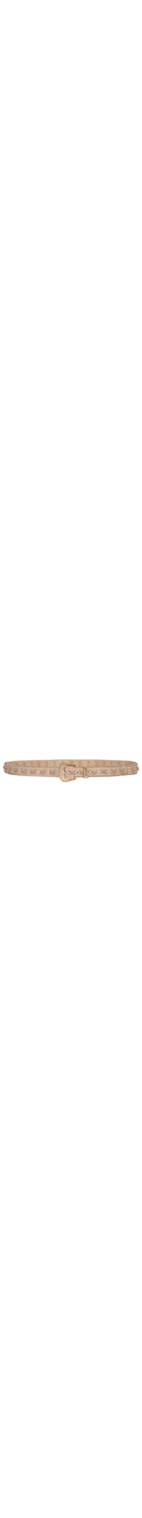 Cinto Feminino Trabalhado Com Tachinhas - Off White