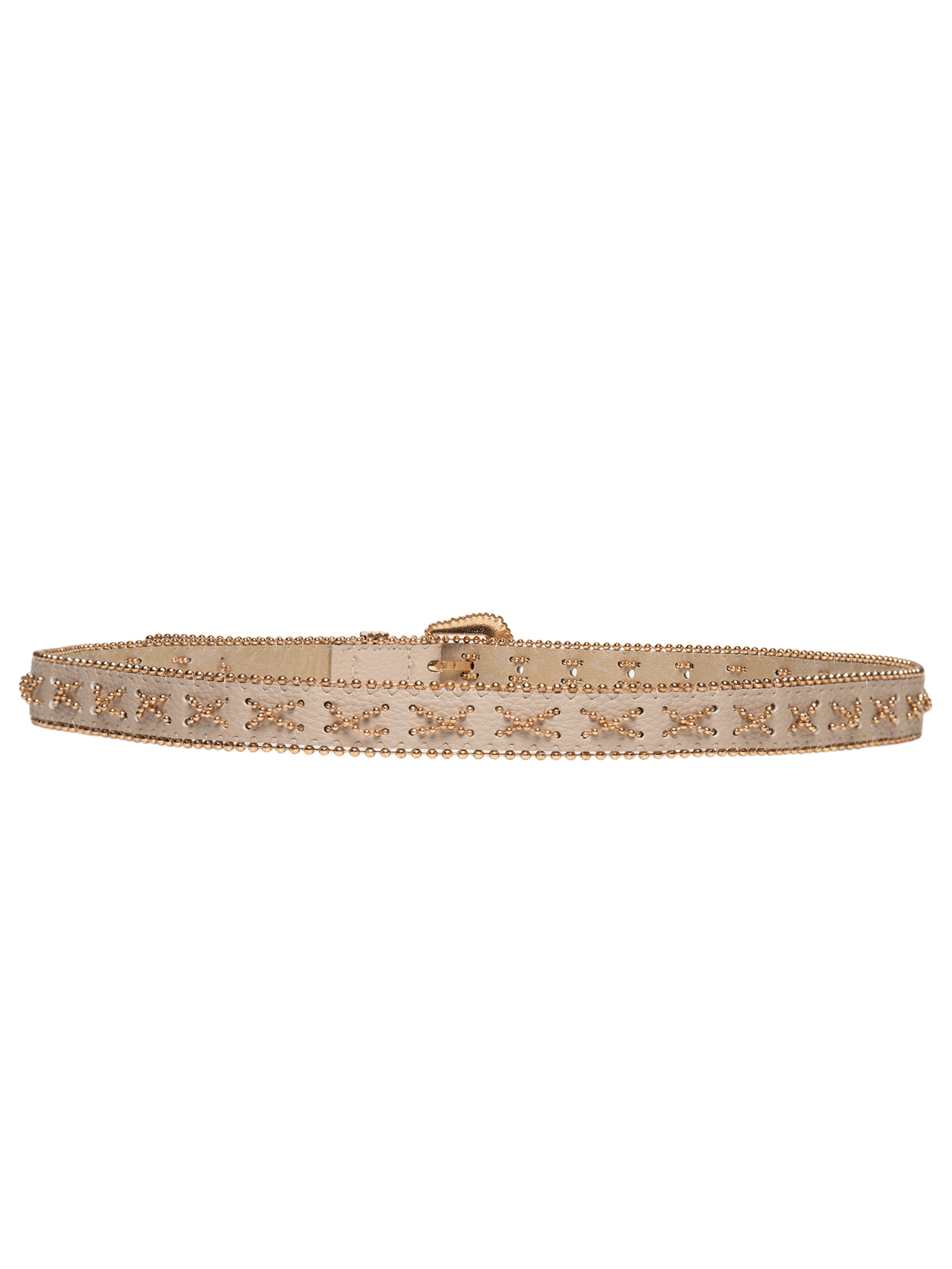 Cinto Feminino Trabalhado Com Tachinhas Off White Market 33