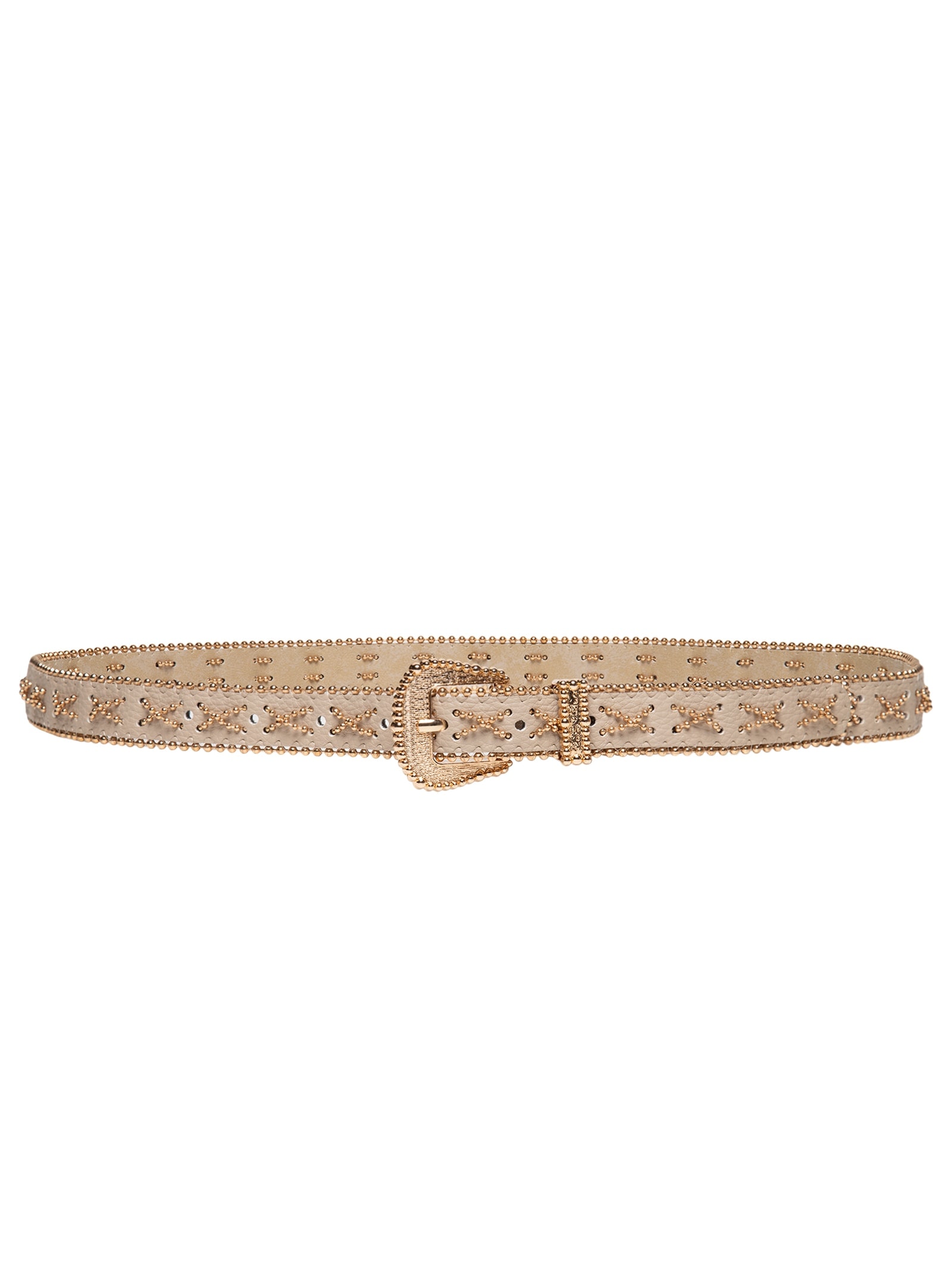 Cinto Feminino Trabalhado Com Tachinhas Off White Market 33