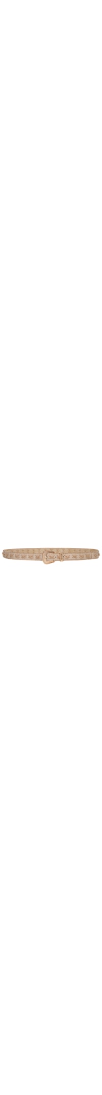 Cinto Feminino Trabalhado Com Tachinhas - Off White