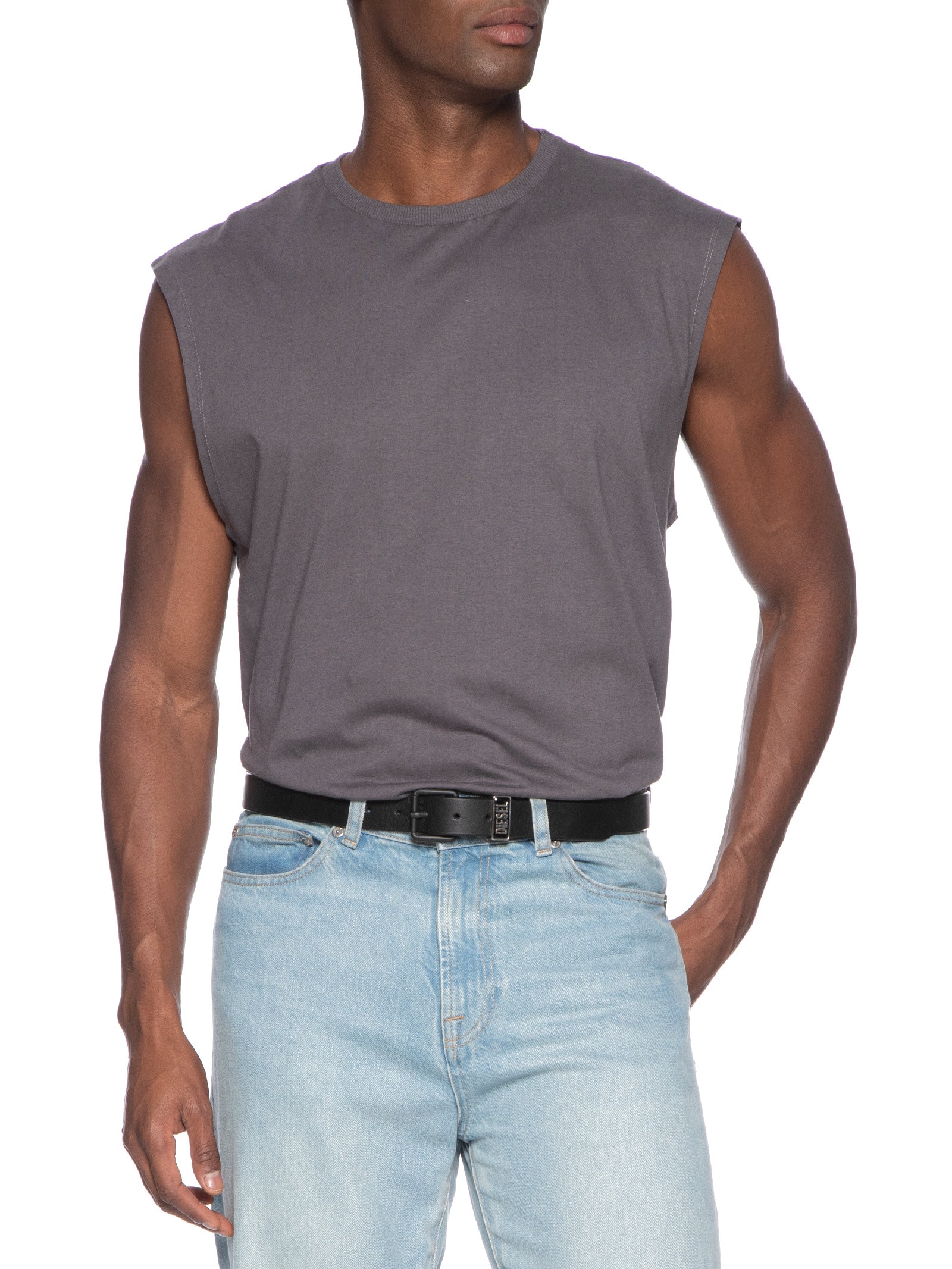 Cinto Masculino B-Glossy Loop Belt Preto Diesel