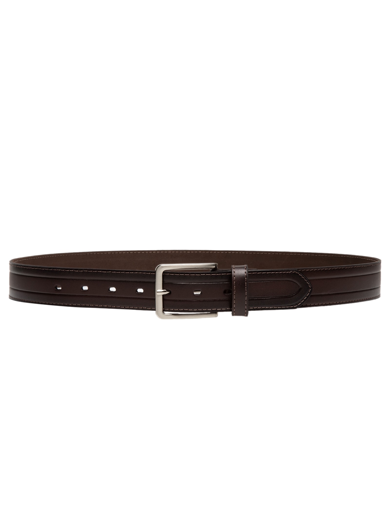 Cinto Masculino Casual Couro Legítimo Marrom '2 Essential