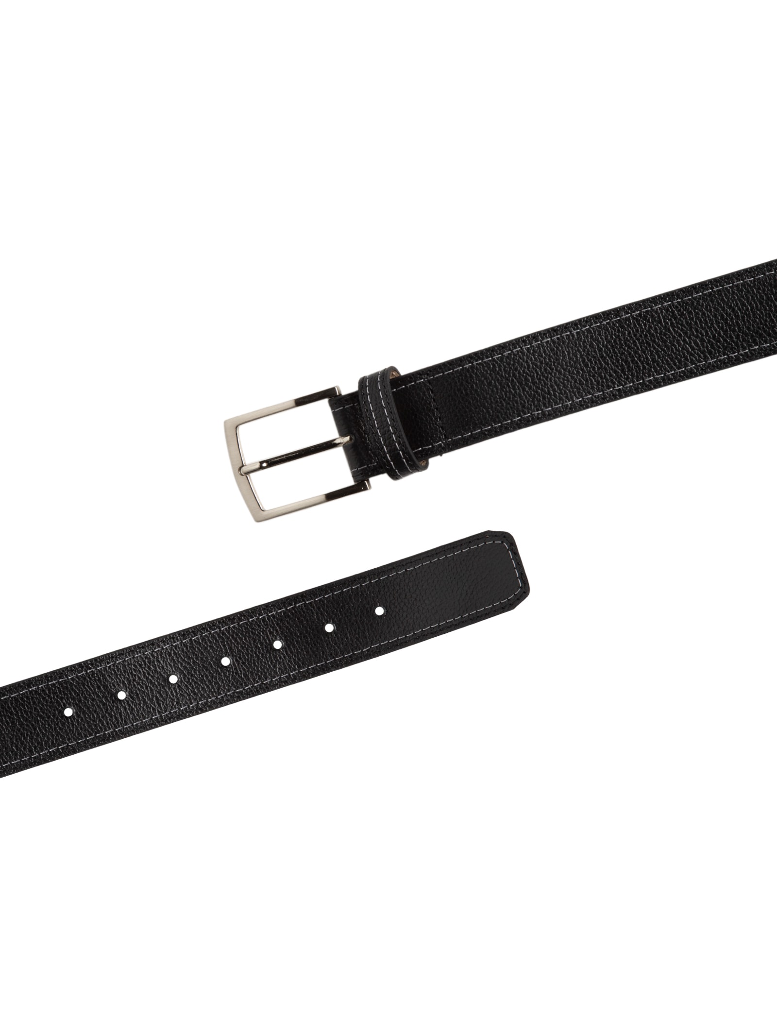 Cinto Masculino Casual Couro Legítimo Preto '2 Essential