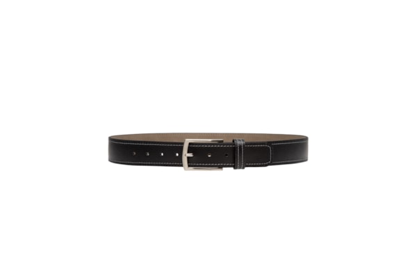 Cinto Masculino Casual Couro Legítimo - Preto