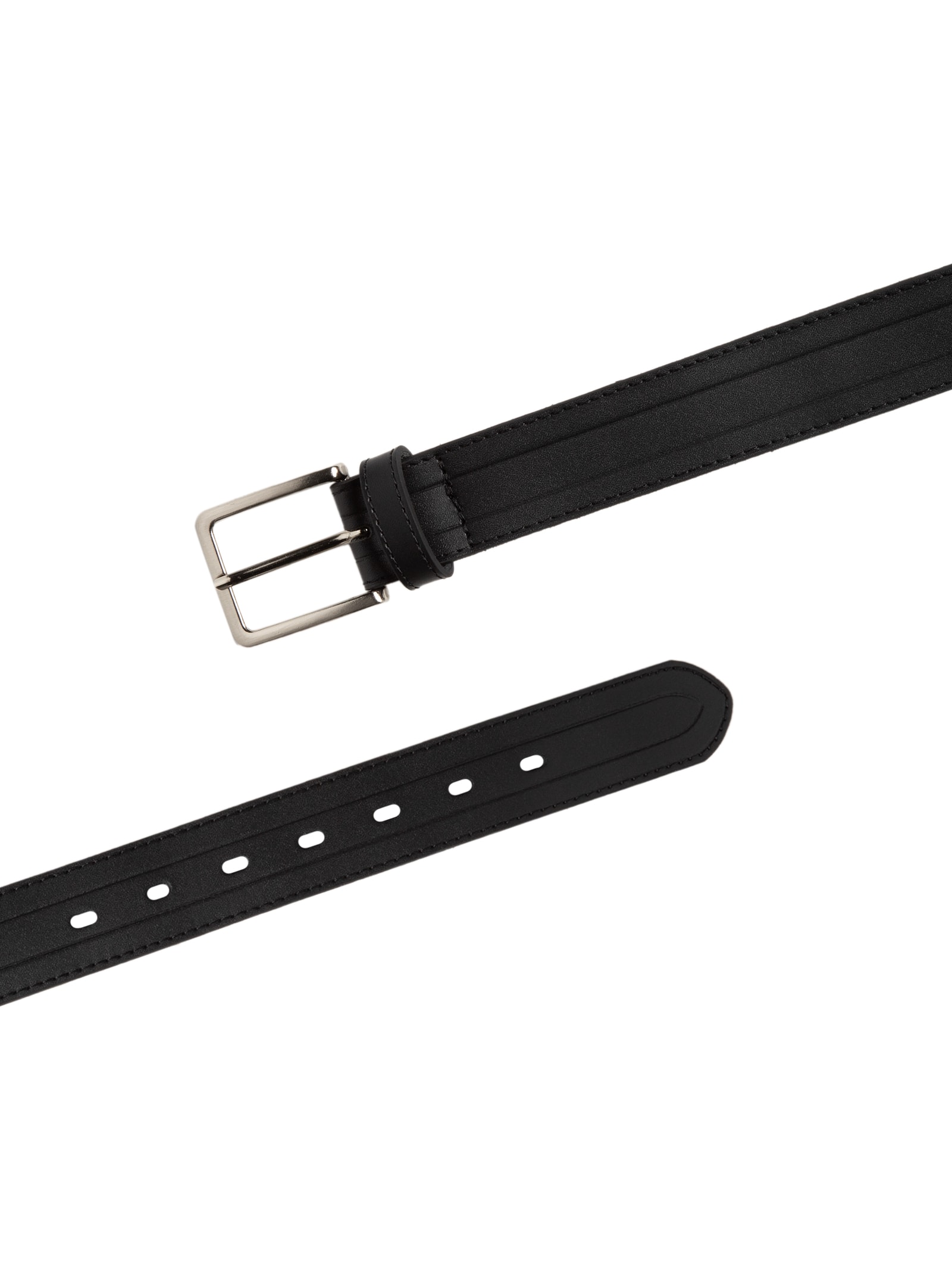 Cinto Masculino Casual Couro Legítimo Preto '2 Essential