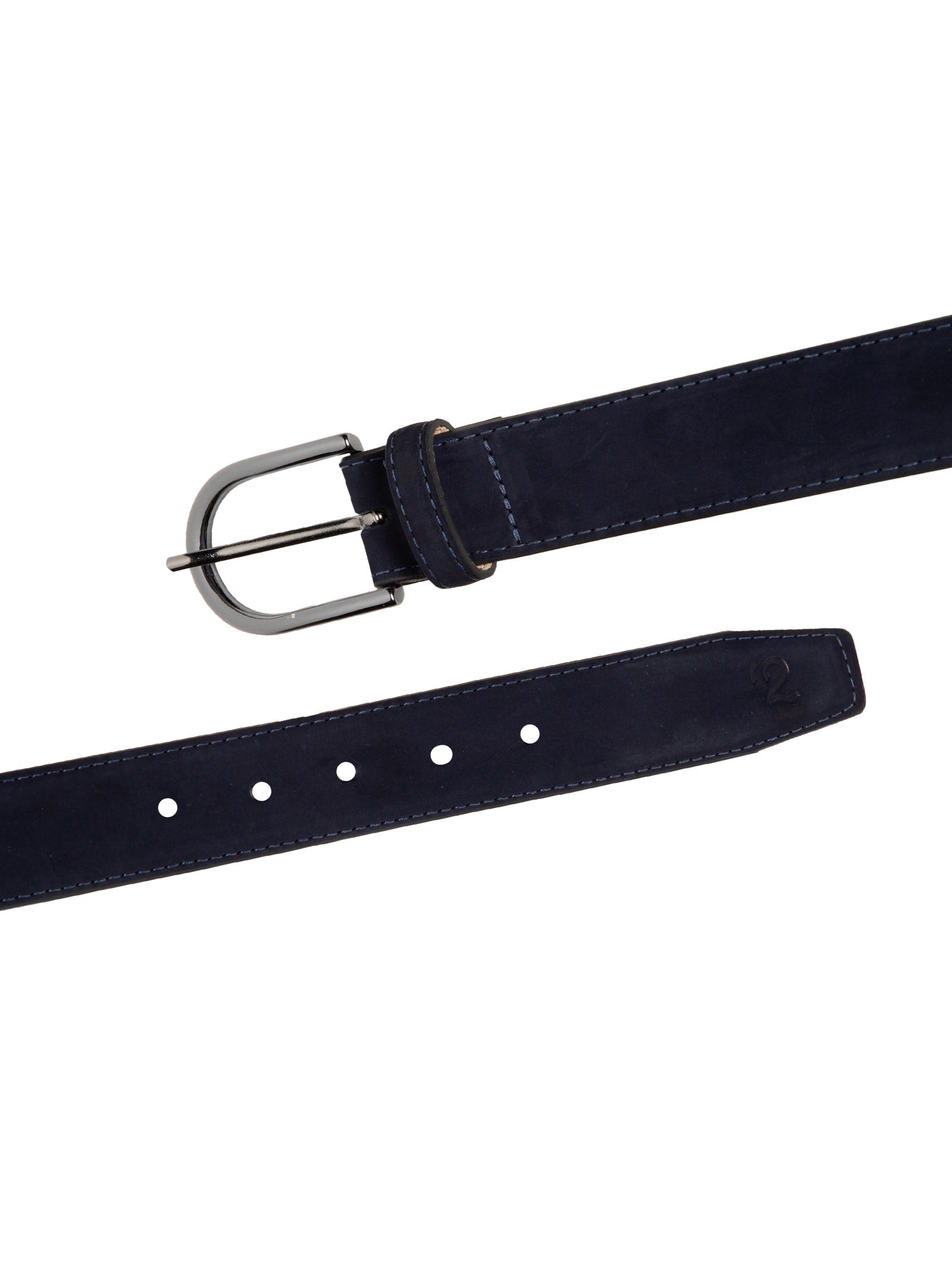 Cinto Masculino Casual Em Camurça Azul '2 Essential