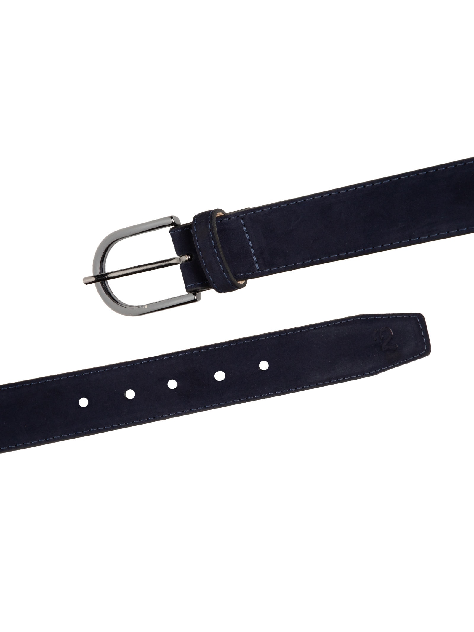 Cinto Masculino Casual Em Camurça Azul '2 Essential