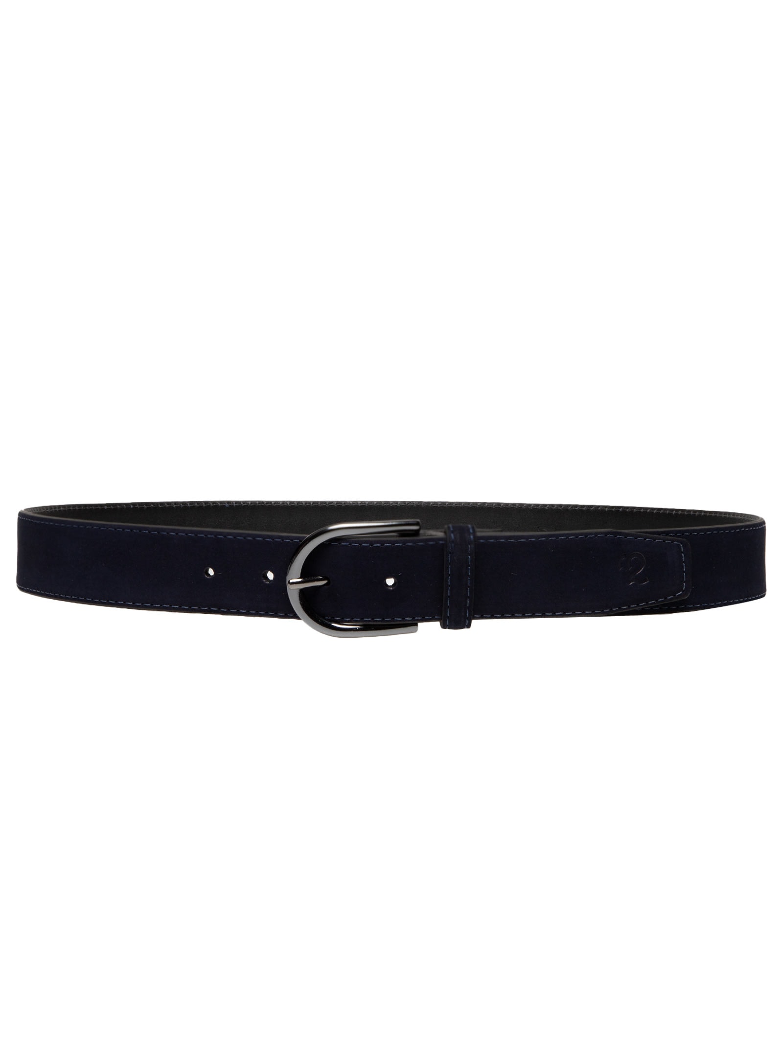 Cinto Masculino Casual Em Camurça Azul '2 Essential